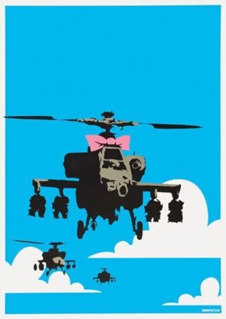 Banksy, ‘Happy Choppers Gift Print’, 2003