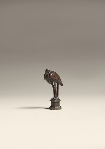 Antoine-Louis Barye, ‘Stork, Desk Seal’, ca. 1845