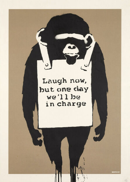 Banksy, ‘Laugh Now’, 2003