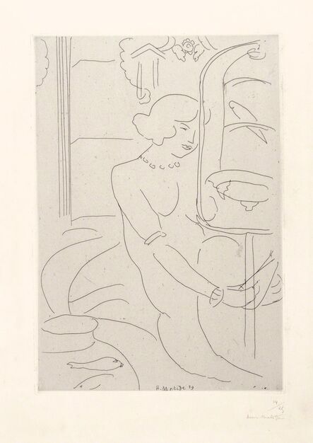 Henri Matisse, ‘La cage de Perruches et les Poissons Rouges’, 1929