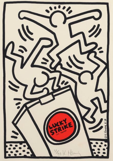 Keith Haring, ‘Lucky Strike’, 1987