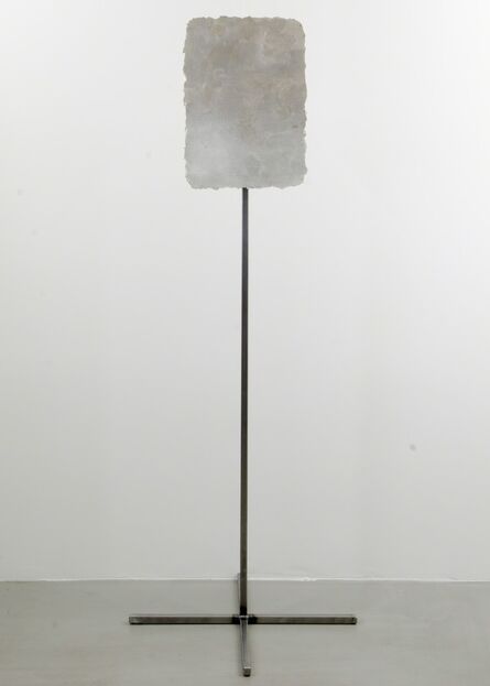 Håvard Homstvedt, ‘Remnant Painting 2007-2013 (Lead White, Silver)’, 2007-2013