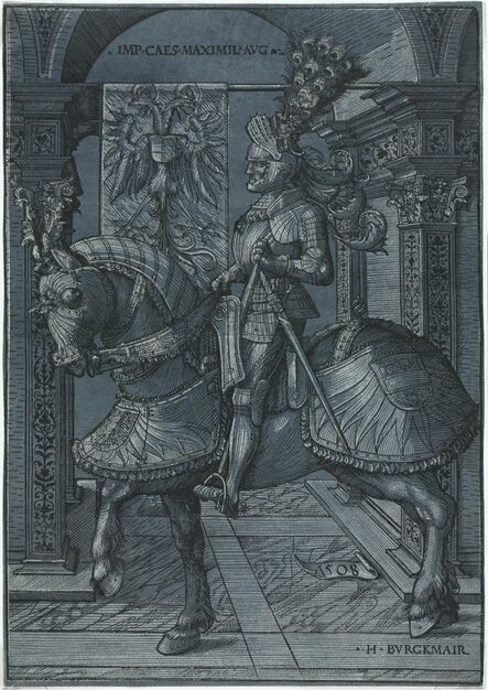 Hans Burgkmair I, ‘Equestrian Portrait of the Emperor Maximilian’, 1508