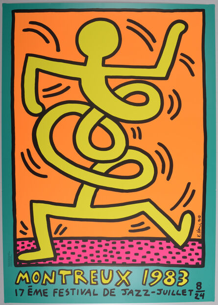 Keith Haring, ‘Montreux Jazz Festival, 1983’, 1983