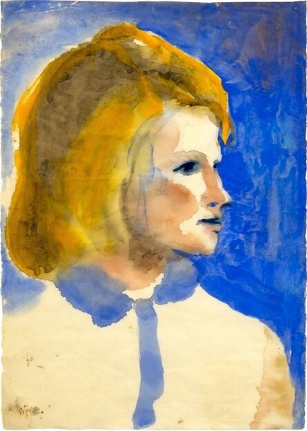 Emil Nolde, ‘Young Girl from Friesland’, 1925