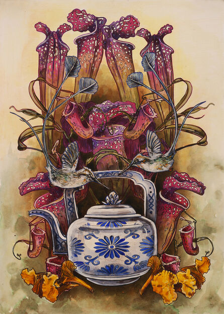 Cynthia Dinan-Mitchell, ‘Tea and mushrooms’, 2020