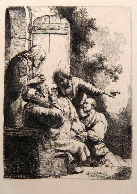 Rembrandt van Rijn, ‘Jacob Pleurant La Mort de Son Fils Joseph (B38)’, 1878