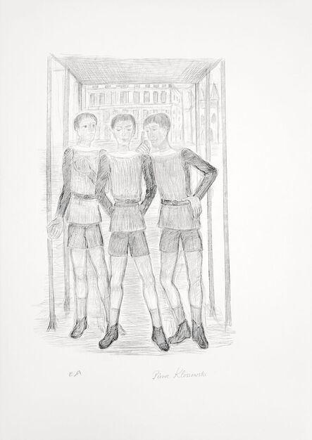Pierre Klossowski, ‘Trois garçons (la demande du pardon)’, 1991
