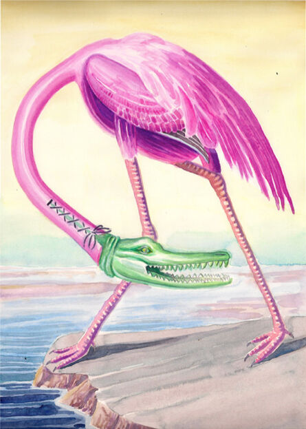 Jérémie Paul, ‘Croco Flamingo’, 2014