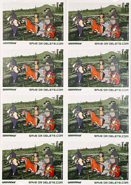 Banksy X Greenpeace, ‘ 'Save or Delete' (decal sheet) ’, 2002