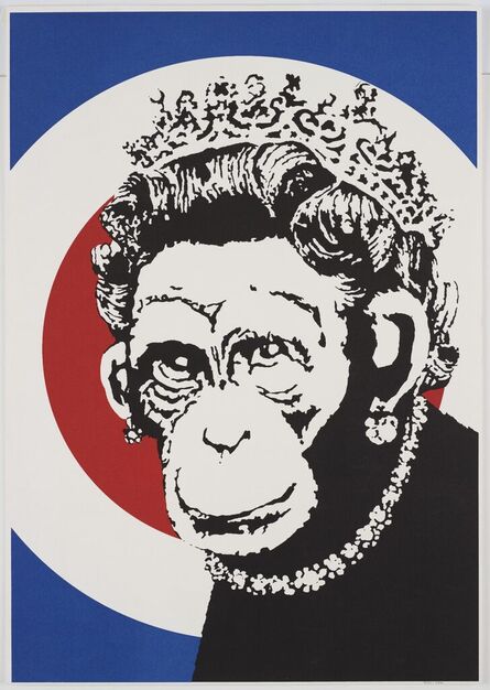 Banksy, ‘ Monkey Queen’, 2003