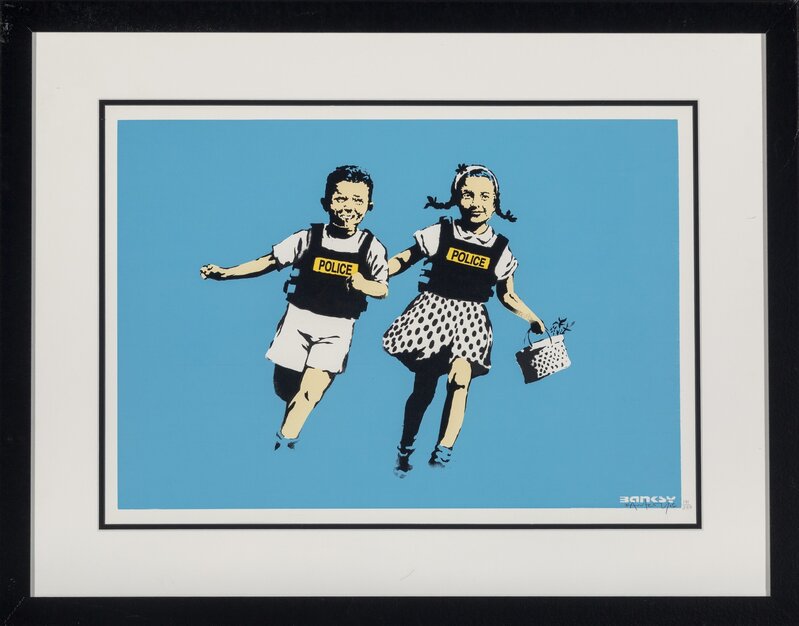 Banksy, ‘Jack and Jill (Police Kids)’, 2005, Print, Screenprint in colors on wove paper, Heritage Auctions