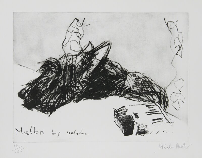 Malcolm Morley, ‘ Melba by Malcolm’, ca. 1980, Print, Etching, signed and numbered in pencil, RoGallery