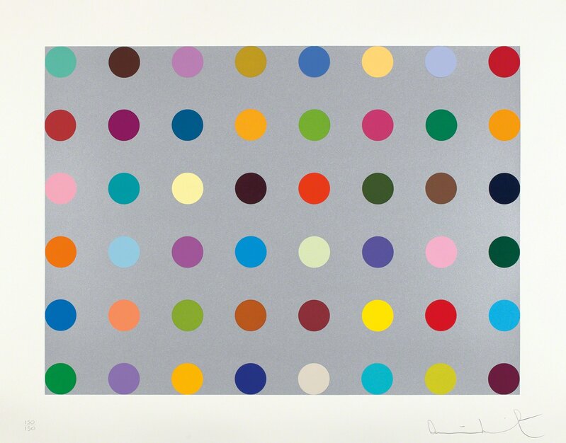 Damien Hirst, ‘Histidyl’, 2008, Print, Screenprint in colors with metallic silver, on wove paper, with full margins., Phillips
