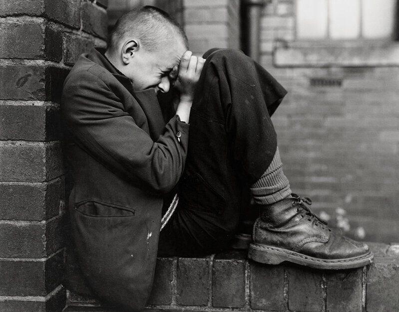Chris Killip, ‘Youth on a Wall, Jarrow, Tyneside’, 1976, Photography, Gelatin silver print, CLAMP