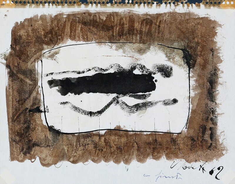 Ugo La Pietra, ‘Untitled’, 1962, Mixed technique on paper, Martini Studio d'Arte