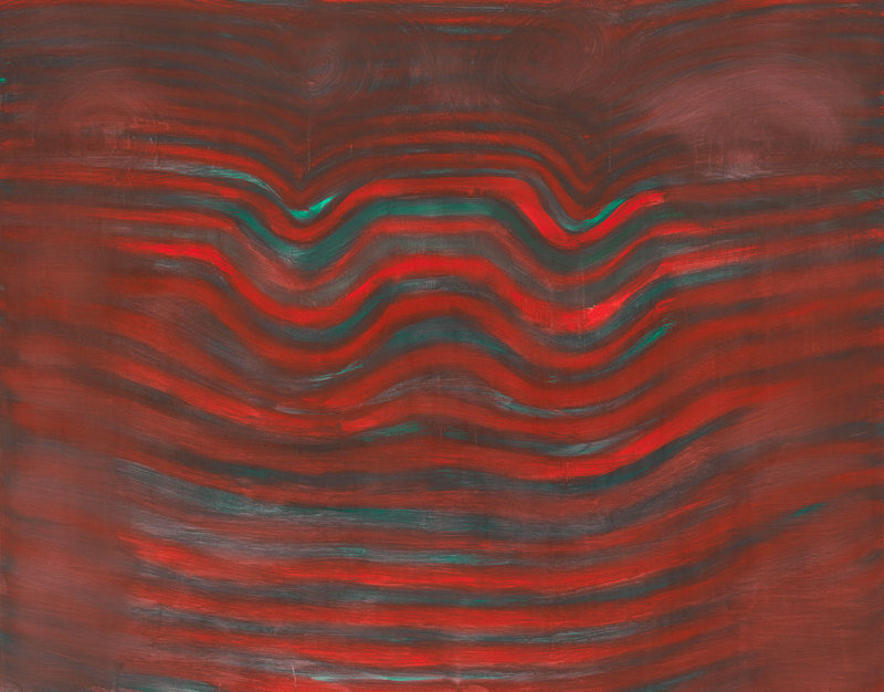 Moira Dryer, ‘ Portrait of a Fingerprint’, 1988, Painting, Casein on plywood, Whitney Museum of American Art