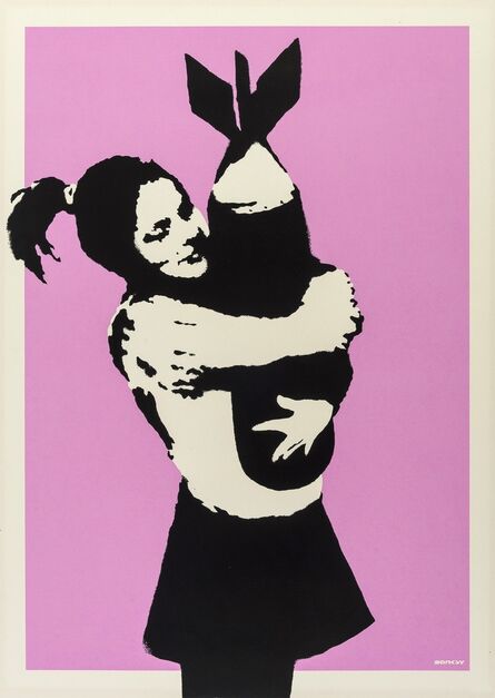 Banksy, ‘Bomb Love (Bomb Hugger)’, 2003