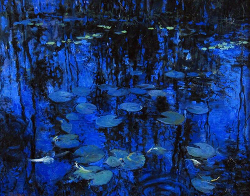 Onelio Marrero, ‘Leaves and Lily Pads’, ca. 2015, Painting, Oil on Canvas, Janus Galleries