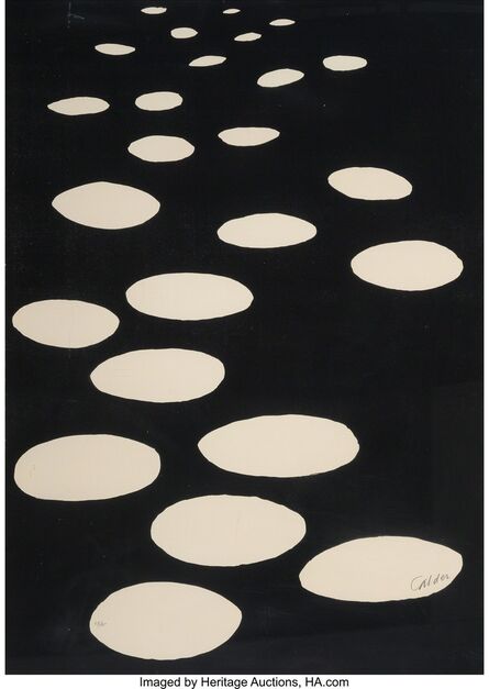 Alexander Calder, ‘Untitled (Black and White Flying Saucers’, c. 1969