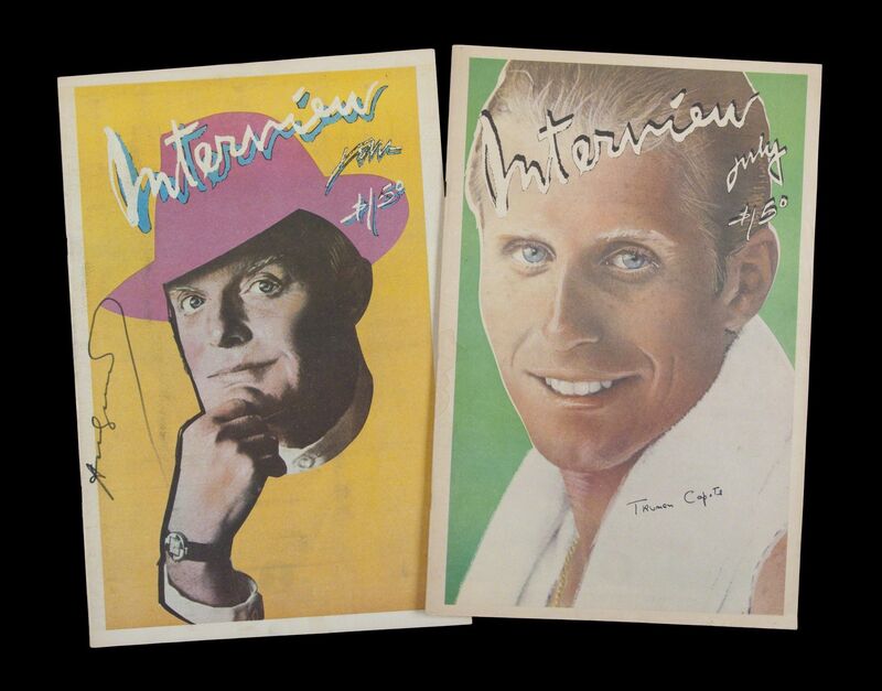 Andy Warhol, 1979, Print, Two Interview Magazines, Volume IX No. 1 & Volume IX No. 7 from 1979, Julien's Auctions