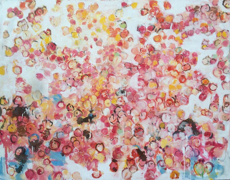Brigitte Chombart de Lauwe, ‘The apple tree’, 2017, Painting, Oil on canvas, Bernard Chauchet Contemporary Art