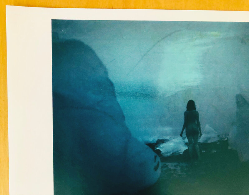 Sven van Driessche, ‘Blue Iceland -Contemporary, Nude, Women, Polaroid, 21st Century’, 2017, Photography, Digital Color print on Pearl photo paper Based on original Polaroid, Instantdreams