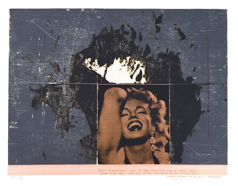 Michael Rothenstein, ‘She's American’, 1977, Print, Woodcut and screenprint, Goldmark Gallery