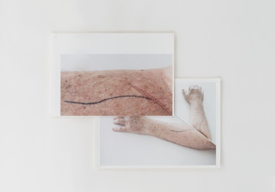 Study for a Portrait (AA Bronson | tattoo) 03