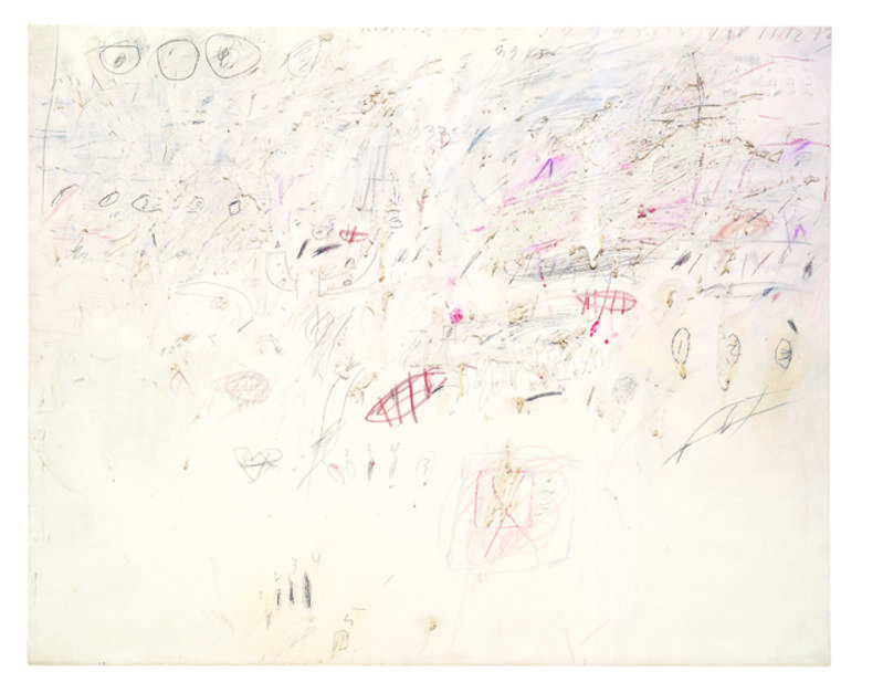 Cy Twombly, ‘Untitled’, 1959, Painting, Oil, wax crayon, colored pencil and pencil on canvas, Kunstmuseum Basel