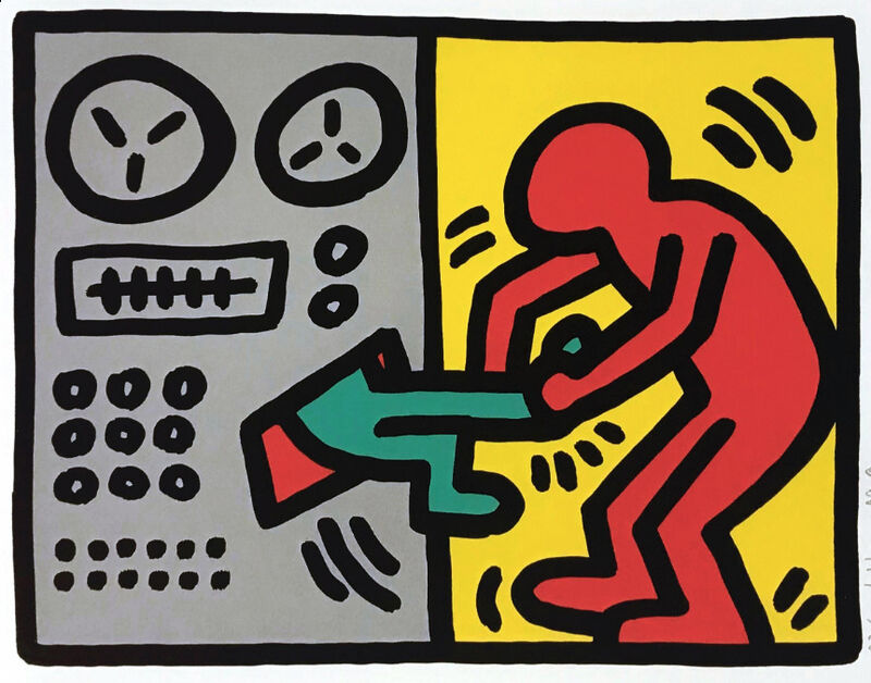 Keith Haring, ‘Pop Shop III’, 1989, Print, Silkscreen, Georgetown Frame Shoppe