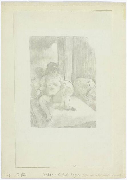 Edgar Degas, ‘Repos sur le lit’, 1878/79