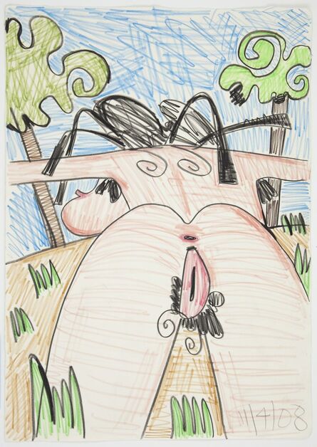 Carroll Dunham, ‘Untitled (11/4/08)’, 2008