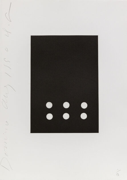 Donald Sultan, ‘Dominoes (Six)’, 1990