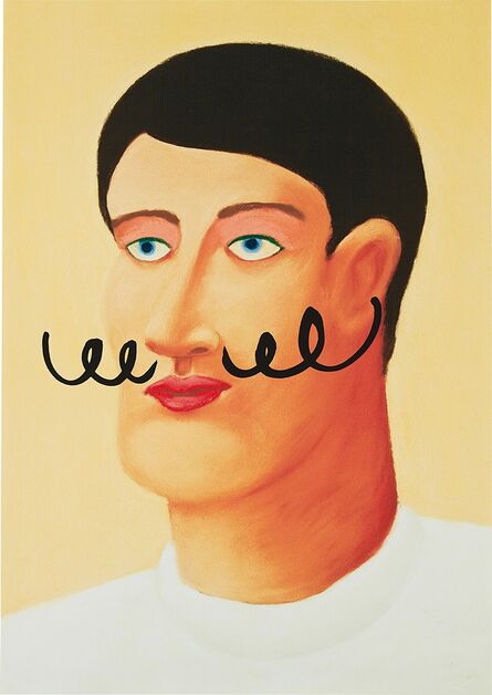 Nicolas Party, ‘Portrait with a Mustache’, 2013