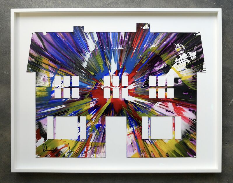 Damien Hirst, ‘Manor House (Original Hand Signed Spin Painting, authenticated by the Hirst Authentication Committee)’, 2009, Painting, Acrylics on paper, Joseph Fine Art LONDON