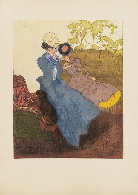 Jacques Villon, ‘La Cigarette (Ginestet/Pouillon)’, 1901