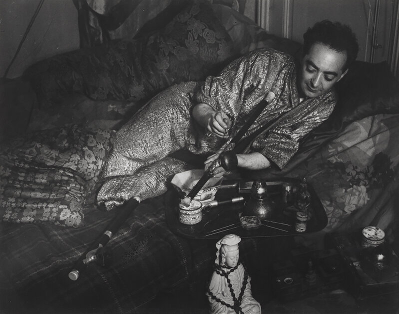 Brassaï, ‘Monsieur B. revêtu d’un kimono à brocart d’or (Mr. B in a kimono with gold brocade)’, 1931, Photography, Gelatin silver print on single weight paper, Marlborough New York