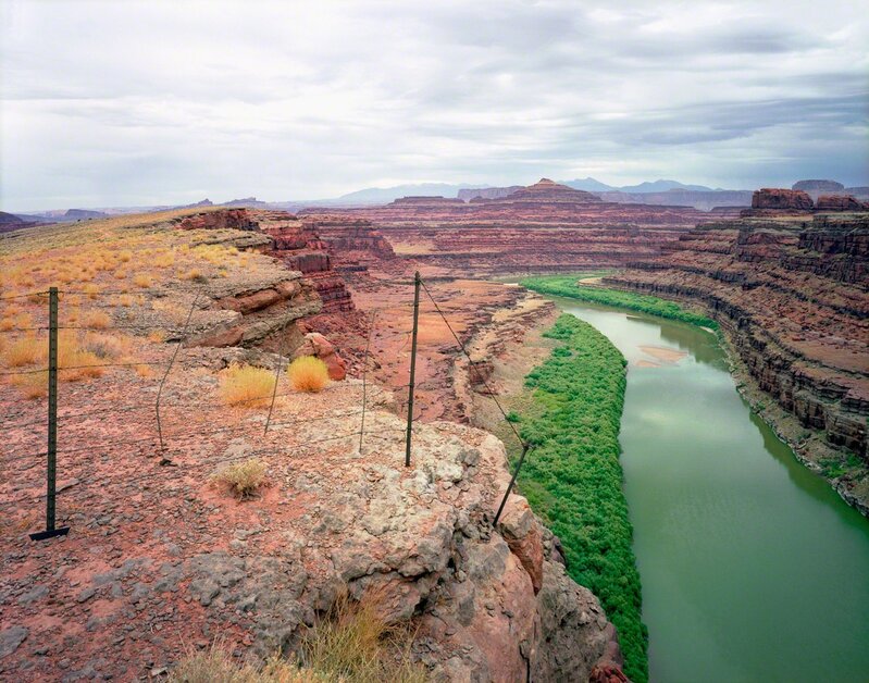 Karen Halverson, ‘Shafer Trail, Moab, Utah’, 1994, Photography, Archival digital pigment print, Robert Klein Gallery