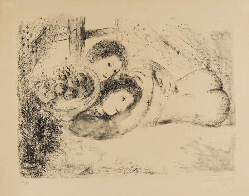 Marc Chagall, ‘Nu devant La Fenêtre (Mourlot 90; Sorlier 90)’, 1953-1954, Print, Lithograph, Forum Auctions
