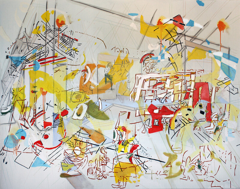 Alejandro Ospina, ‘Chicharron 3’, 2015, Painting, Mixed media on canvas, Galería La Cometa Gallery Auction