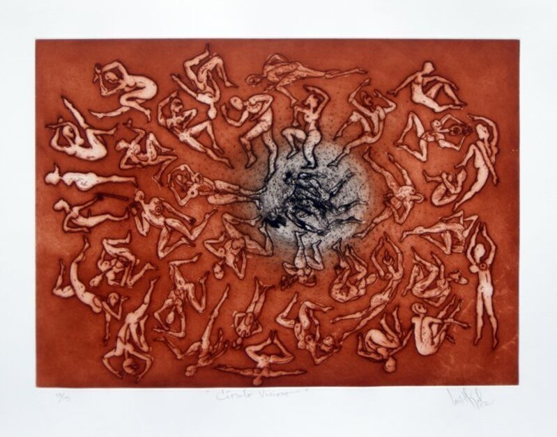 Luis Miguel Valdes, ‘Vicious Circle’, 2012, Print, Etching, Moises Valdes Gallery