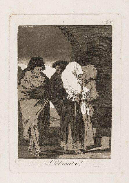Francisco de Goya, ‘Pobrecitas!, plate 22 from 'Los Caprichos', First edition’, 1799