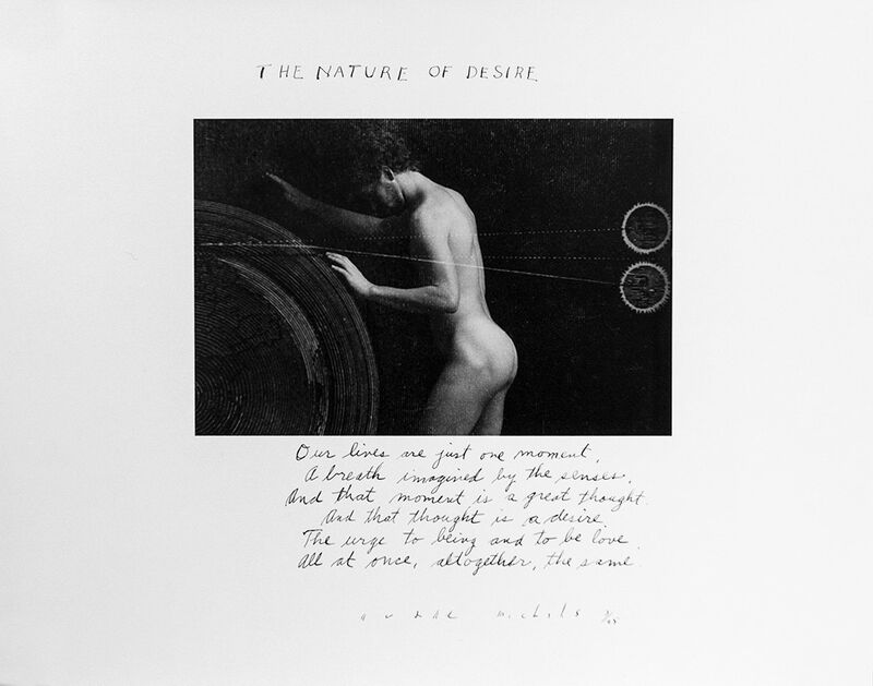 Duane Michals, ‘The Nature of Desire’, 1986, Photography, Gelatin silver print, CLAMP