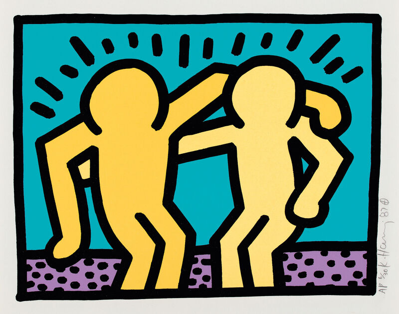 Keith Haring, ‘Pop Shop I: one plate’, 1987, Print, Screenprint in colors, on Coventry rag paper, with full margins, the colors slightly attenuated., Phillips