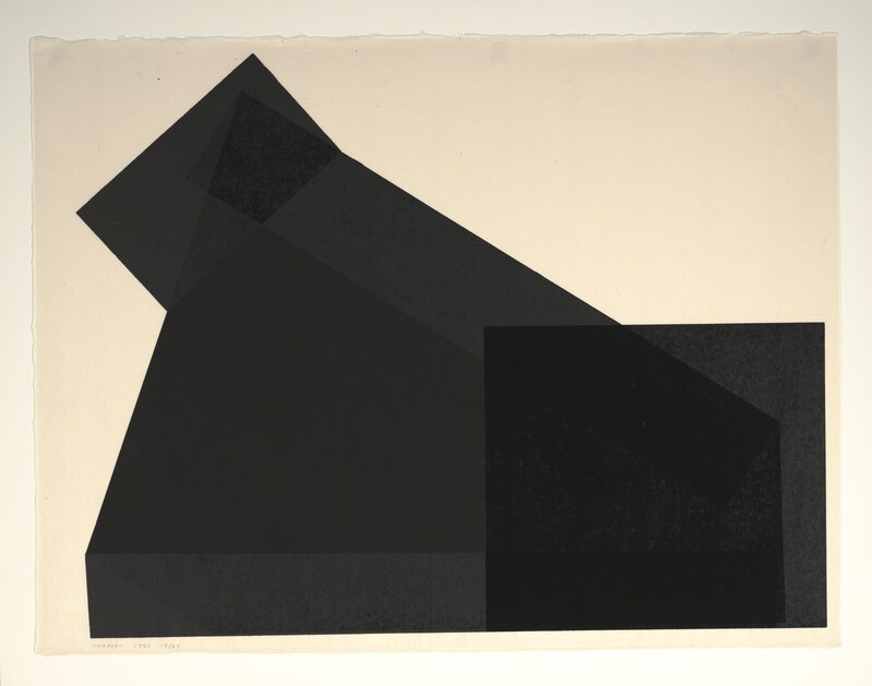 Joel Shapiro, ‘JS-12’, 1981, Print, Silkscreen, Dallas Museum of Art