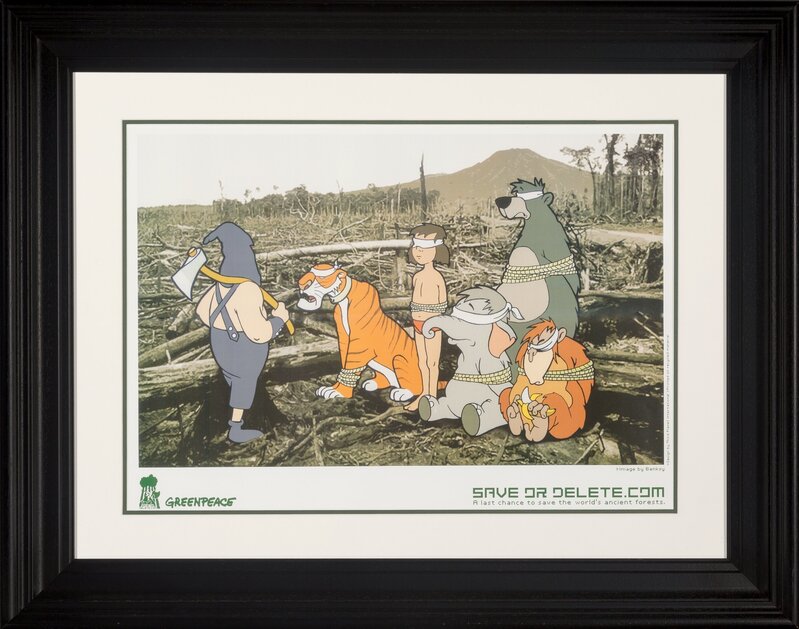 Banksy, ‘Save or Delete - Greenpeace Print’, 2002, Ephemera or Merchandise, Offset lithograph in colors on recycled paper, Heritage Auctions