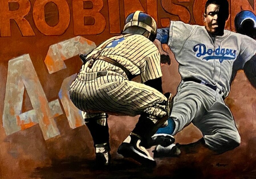 Robinson Steals Home