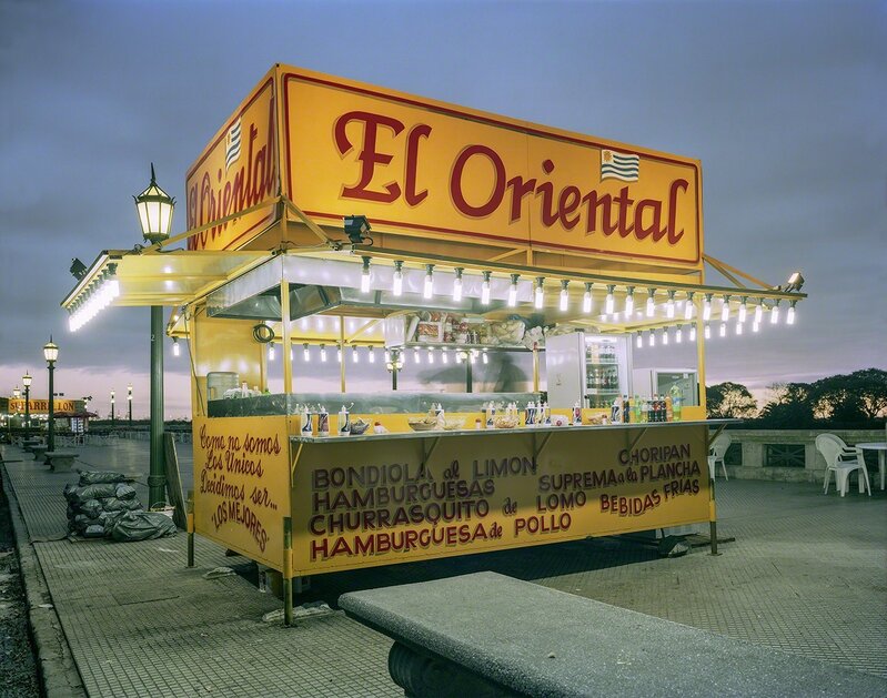 Jim Dow, ‘Carrito El Oriental, Costanera Sur, Buenos Aires, Capital Federal, Argentina’, 2010, Photography, Archival digital pigment print, Robert Klein Gallery