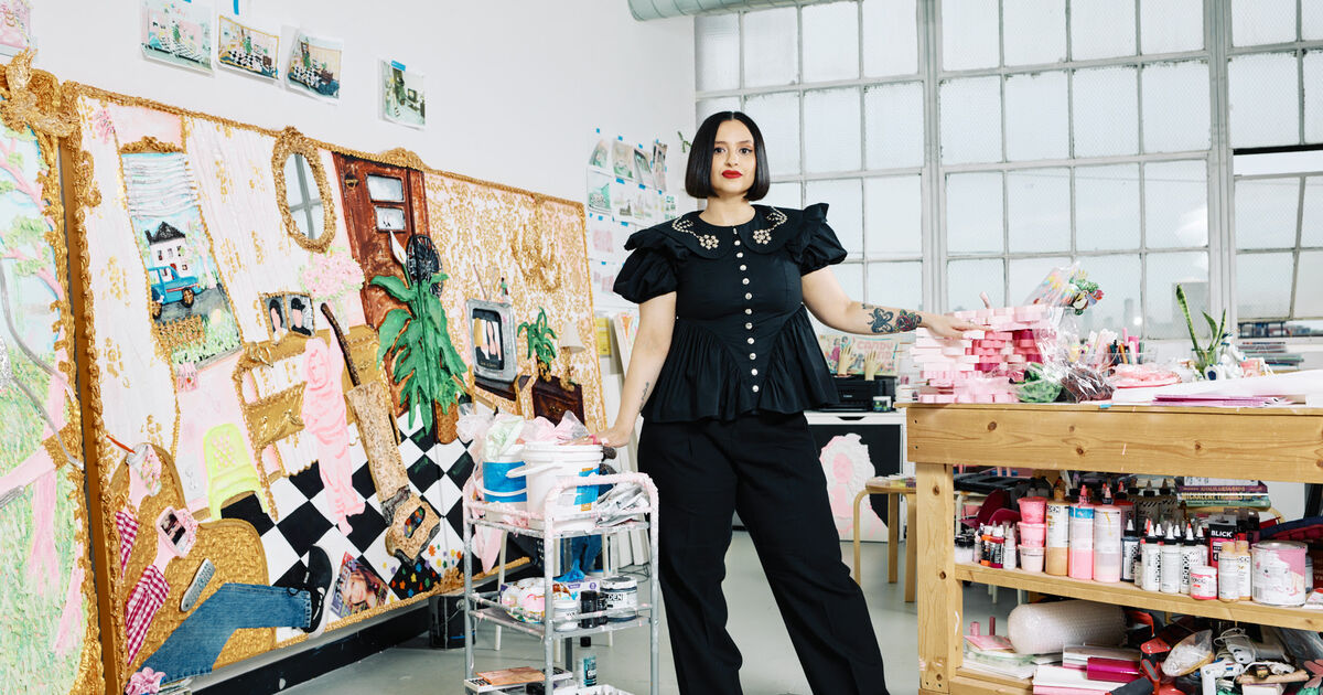 Artist Yvette Mayorga to take over Times Square this fall with a 30-foot pink kinetic sculpture.